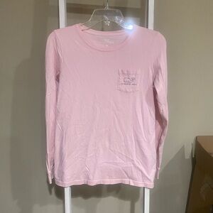 Vineyard Vines Womens Light Pink Long Sleeve Tee-71